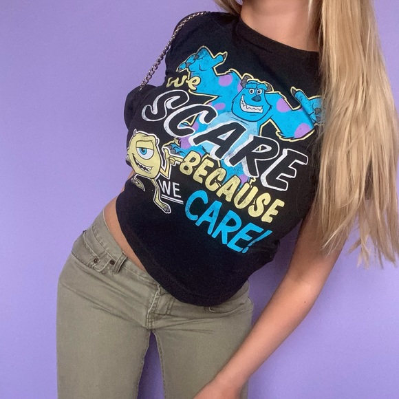 Disney Tops - ❌SOLD-DEPOP❌ Monsters Inc. Baby Tee